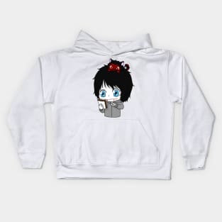 jeff the killer and smile dog Kids Hoodie